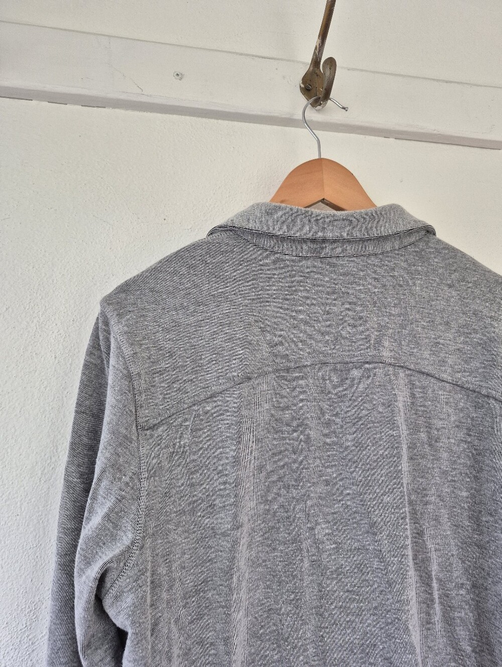 Benson Cotton Wool Cashmere Blend Casual Button Down Shirt Size Large - Picture 6 of 6